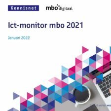 Voorpagina van de publicatie Ict-monitor mbo 2021