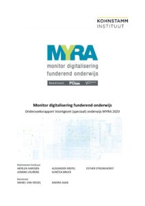 Voorpagina van de publicatie MYRA: monitor digitalisering funderend onderwijs