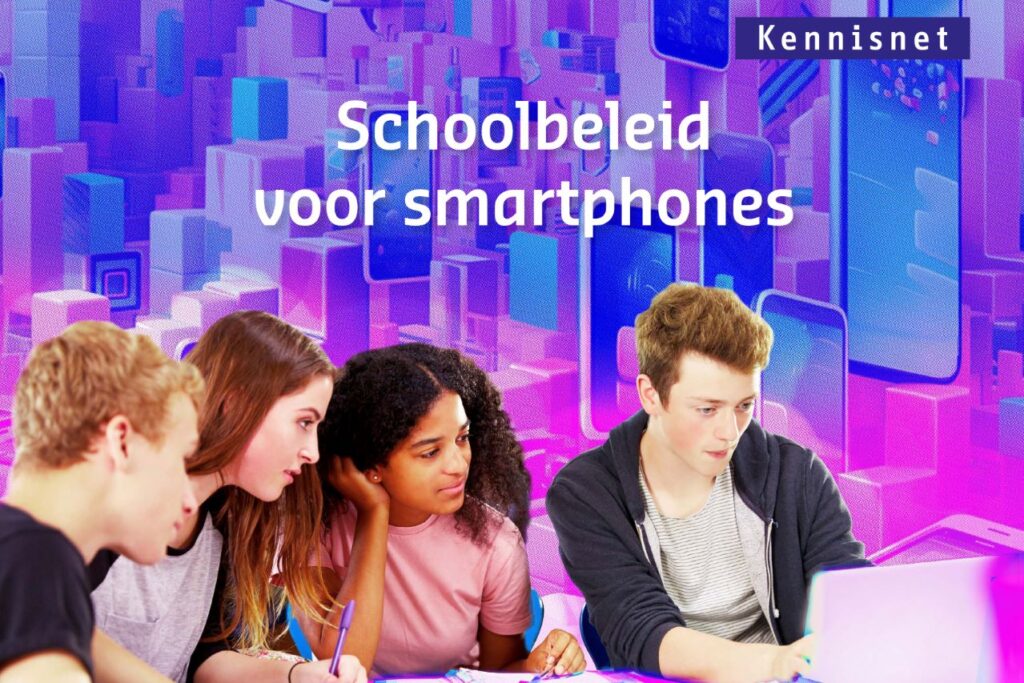 Omslag van de publicatie Schoolbeleid voor smartphones