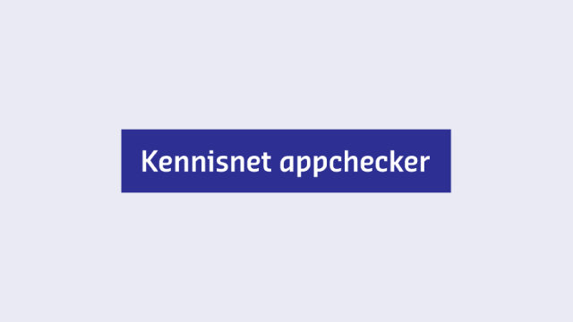Logo van de Kennisnet appchecker